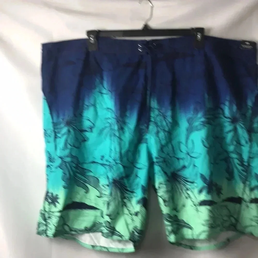 NWT ROUNDTREE‎ & YORKE MENS 4XB SWIMSUIT. 52Wx24”L